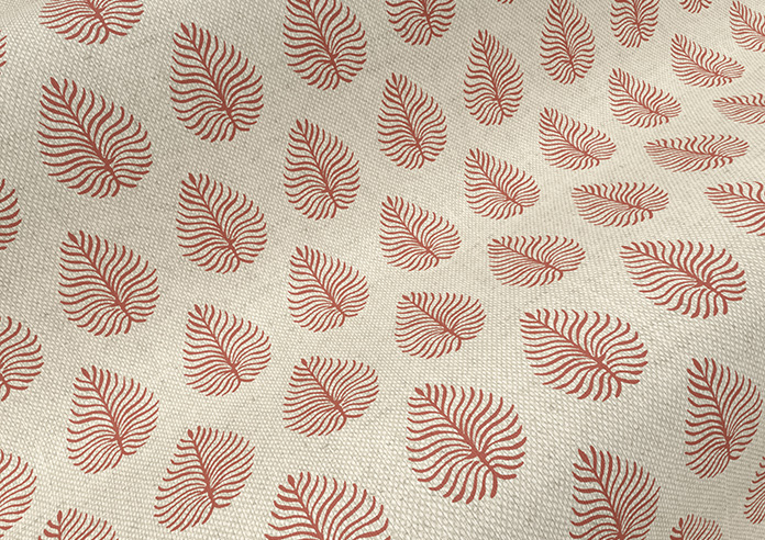 Emily Bond Jaipur, Rust - Roller Blind - Image 4